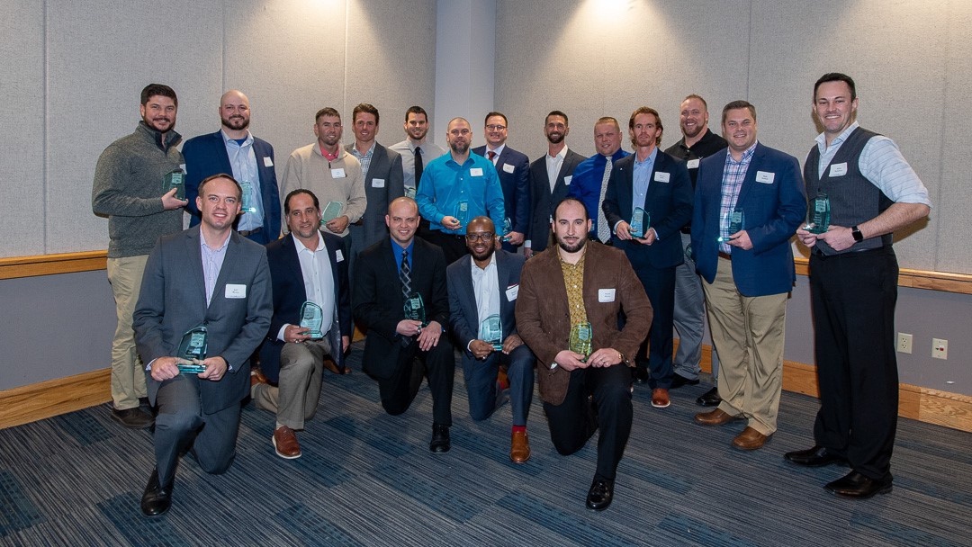 Members of the USI Baseball Hall of Fame team